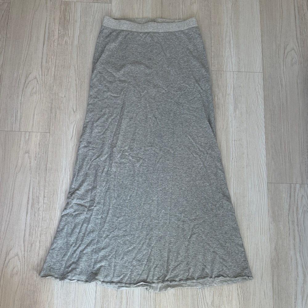 James Perse Heather Gray Maxi Skirt
